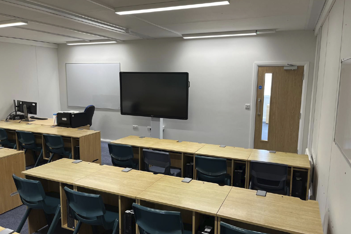 school classroom renovation at brighton college