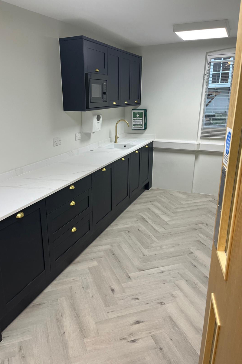 kitchen renovation at brighton college