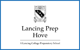 Lancing Prep Hove school logo 