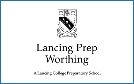 Lancing Prep Worthing school logo 