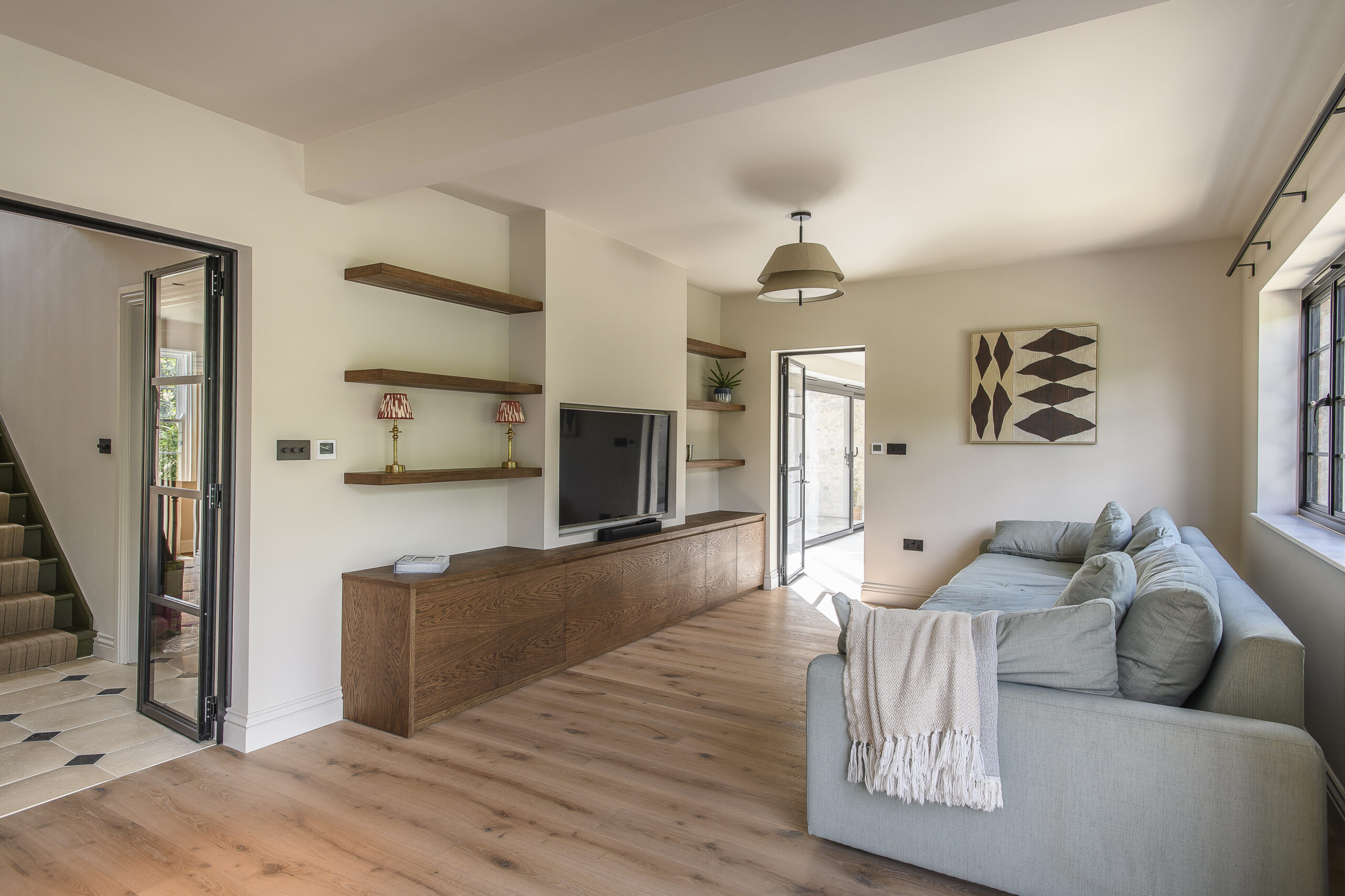 Open plan kitchen/ diner renovation at Rossmead in Hassocks